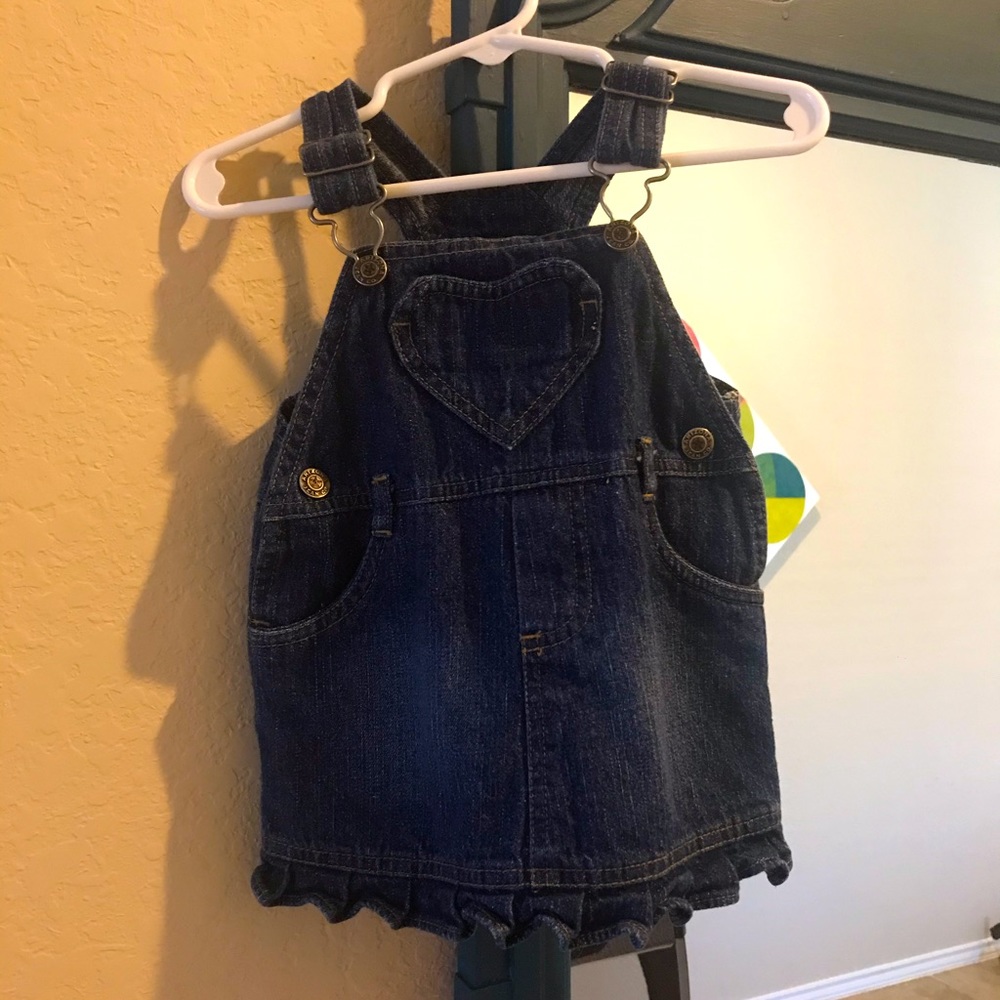 Infant girls denim dress